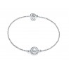 PULSERA PLATA Y CIRCONITA VICEROY 