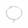 PULSERA PLATA Y PERLA NIÑA JEWELS