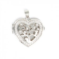 colgante de plata guardapelo arbol de la vida