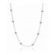 Cadena de plata bolitas 50 cm