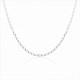 CADENA DE PLATA BARBADA 2 MM X 60 CM.