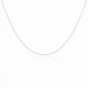 CADENA DE PLATA BOLAS FINA 50CM.