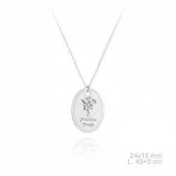 gargantila de plata de ley Profesores