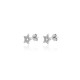 pendiente de plata  estrella con circontas