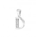 COLGANTE DE PLATA LETRA D