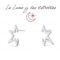 PENDIENTE DE PLATA ESTRELLA DE 18 MM