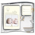 portafoto bautizo bilaminada en plata
