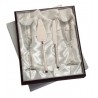 estuche servicio tarta copas 25 aniv.