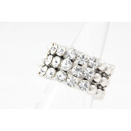 ANILLO METAL EN PLATA ENVEJECIDA