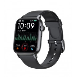 reloj smartwatch eurofest correa silicona negra
