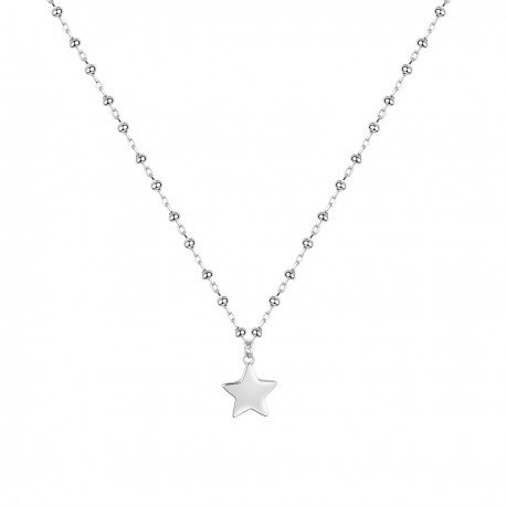 gargantilla de plata estrella