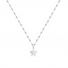 gargantilla de plata estrella