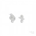 PENDIENTE DE PLATA CACTUS CON CIRCONITAS
