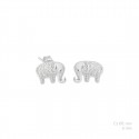 PENDIENTE DE PLATA ELEFANTE