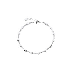 PULSERA DE PLATA RODIADA