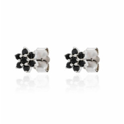 PENDIENTES DE PLATA RODIADA CIRCONITAS