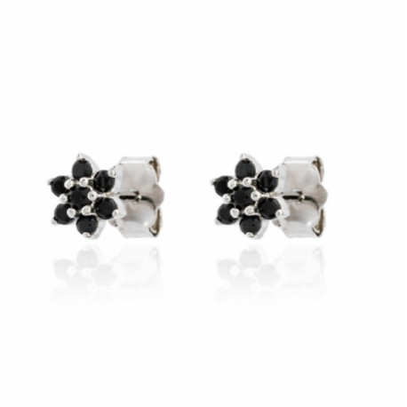 PENDIENTES DE PLATA RODIADA CIRCONITAS