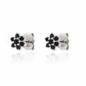 PENDIENTES DE PLATA RODIADA CIRCONITAS
