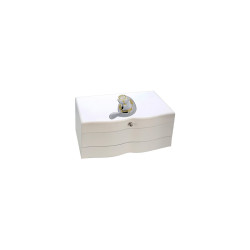 JOYERO DE COMUNION BLANCO 27X16X12 CM.