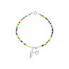 PULSERA DE PLATA P/ COLORES
