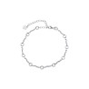 PULSERA DE PLATA RODIADA CIRCONITAS
