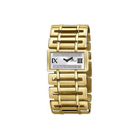RELOJ LOTUS SEÑORA CHAPADO 