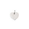 COLGANTE DE PLATA CORAZON LISO GRABAR