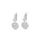 Pendientes Plata Mujer Largos Cubanas Redonda 