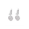 Pendientes Plata Mujer Largos Cubanas Redonda 