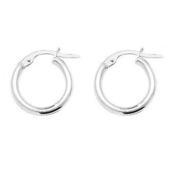 Aros de plata clip de 2 MM