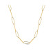 Collar Inés Acero Chapado 40+5 cm