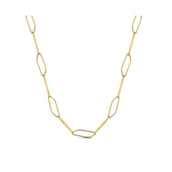 Collar Inés Acero Chapado 40+5 cm
