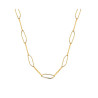 Collar de acero 316 chapado 18 kt 45 +5 cm 