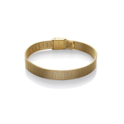 Pulsera Chic personalizable en acero IP dorado 