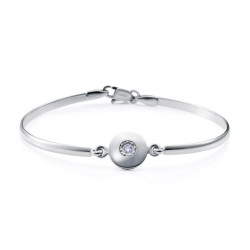Pulsera de mujer de acero semi rigida Laura Escane