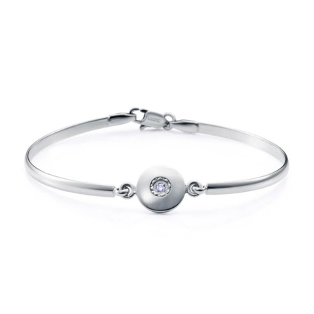 Pulsera de mujer de acero semi rigida Laura Escane