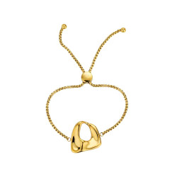 Pulsera de acero 316 chapado 18 kt ajustable 