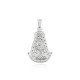 colgante de plata virgen del Rocio 