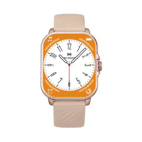 Reloj Smart de policarbonato con correa rosa