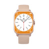 Reloj Smart de policarbonato con correa rosa