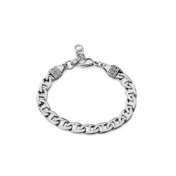 Pulsera de hombre de acero de cadena