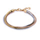 Pulsera multiple de mujer de acero cadena seripien