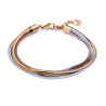 Pulsera multiple de mujer de acero cadena seripien