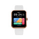 Reloj Smart de alumino con malla milanesa de acero