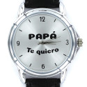 RELOJ MY LIFE TE QUIERO CON ESFERA COLOR PLATA  