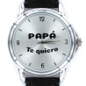 RELOJ MY LIFE TE QUIERO CON ESFERA COLOR PLATA  