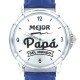 RELOJ MY LIFE MEJOR PAPÁ DEL MUNDO ESFERA PLATA