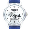 RELOJ MY LIFE MEJOR PAPÁ DEL MUNDO ESFERA PLATA