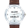 RELOJ MY LIFE MEJOR ABUELO CON ESFERA COLOR PLATA 