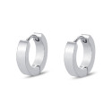 pendiente e acero aro de 13x3mm